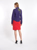 Just Cavalli Y2K purple cotton blouse with print on the back Z1001067  Just Cavalli 