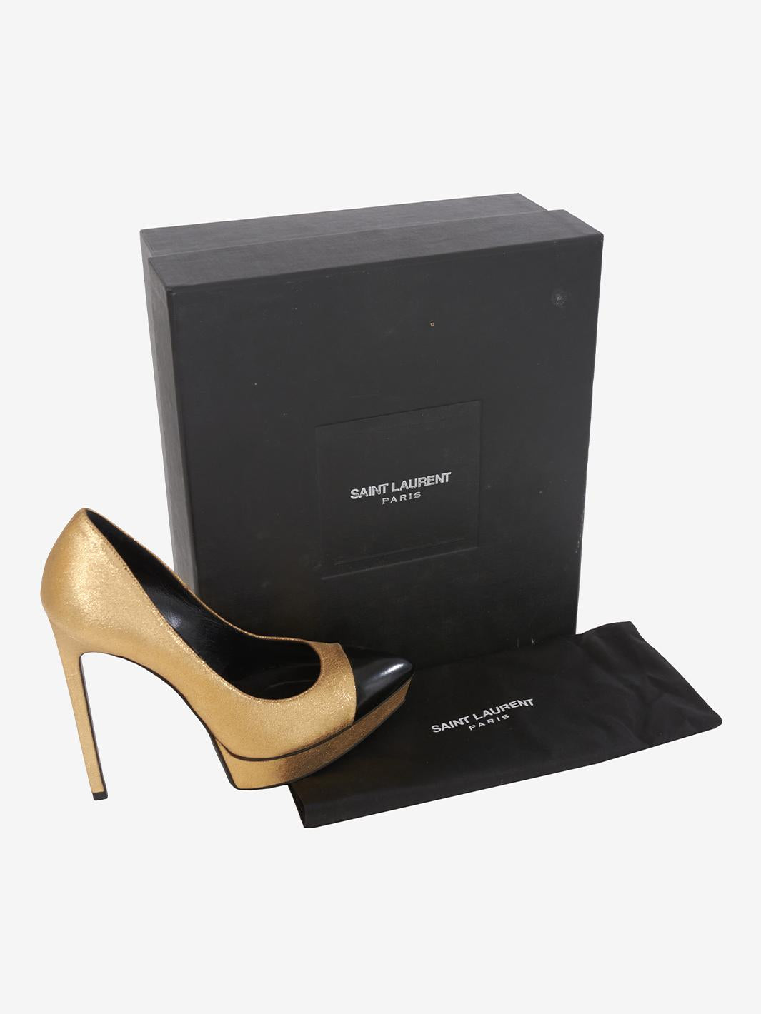 Saint Laurent Gold pumps MR010823.3  Saint Laurent 