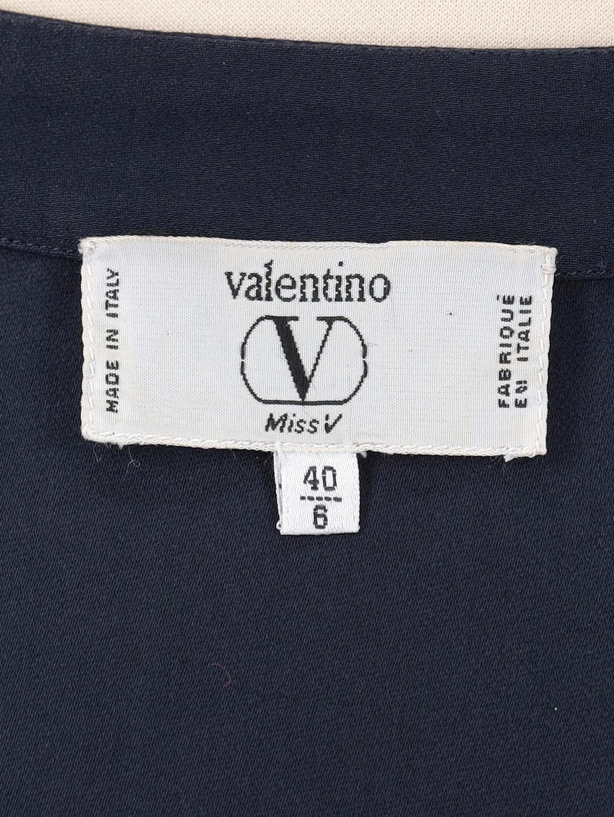 Valentino Miss V Silk Blouse