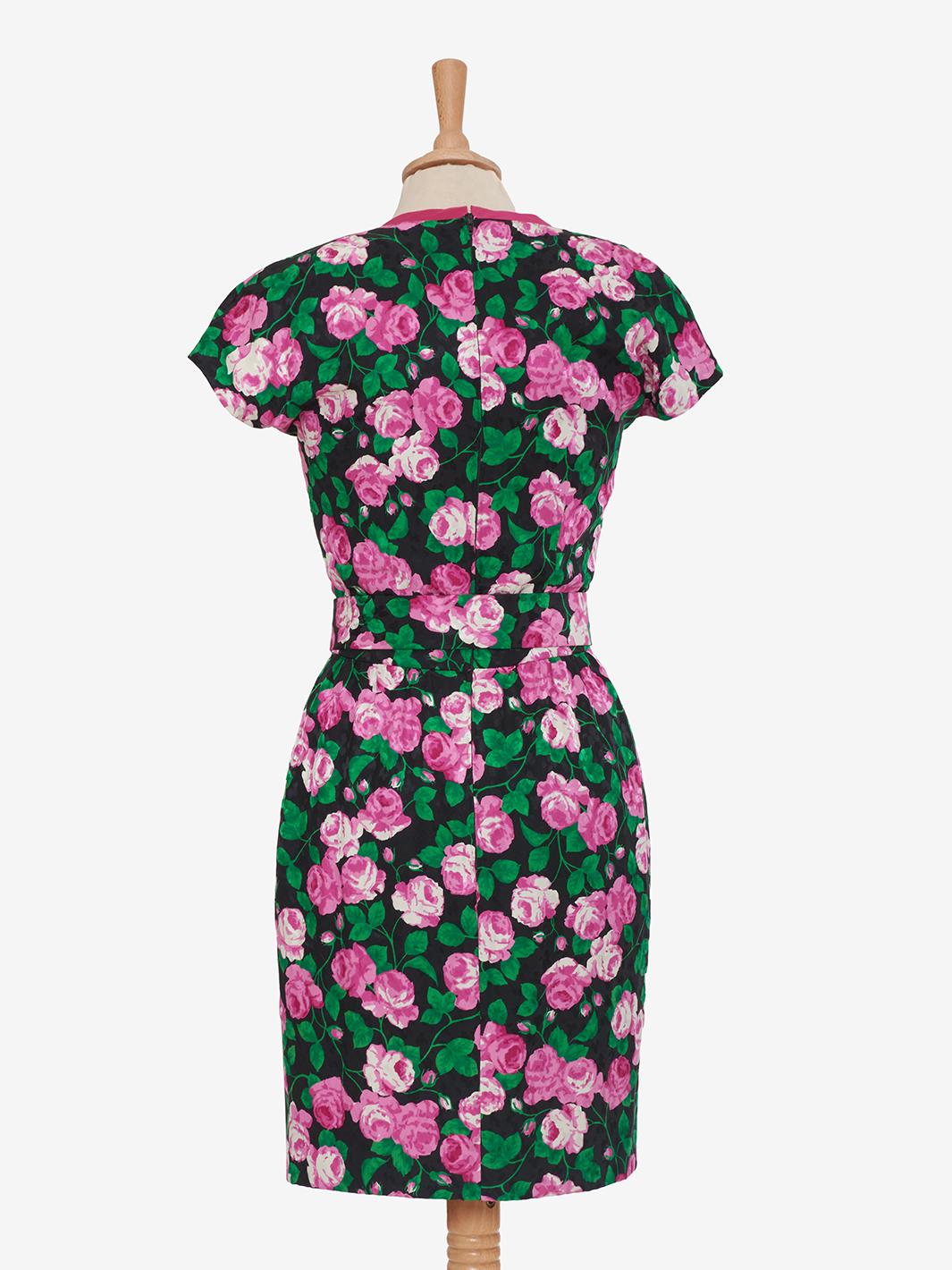 Juanita Sabbadini rose patterned dress