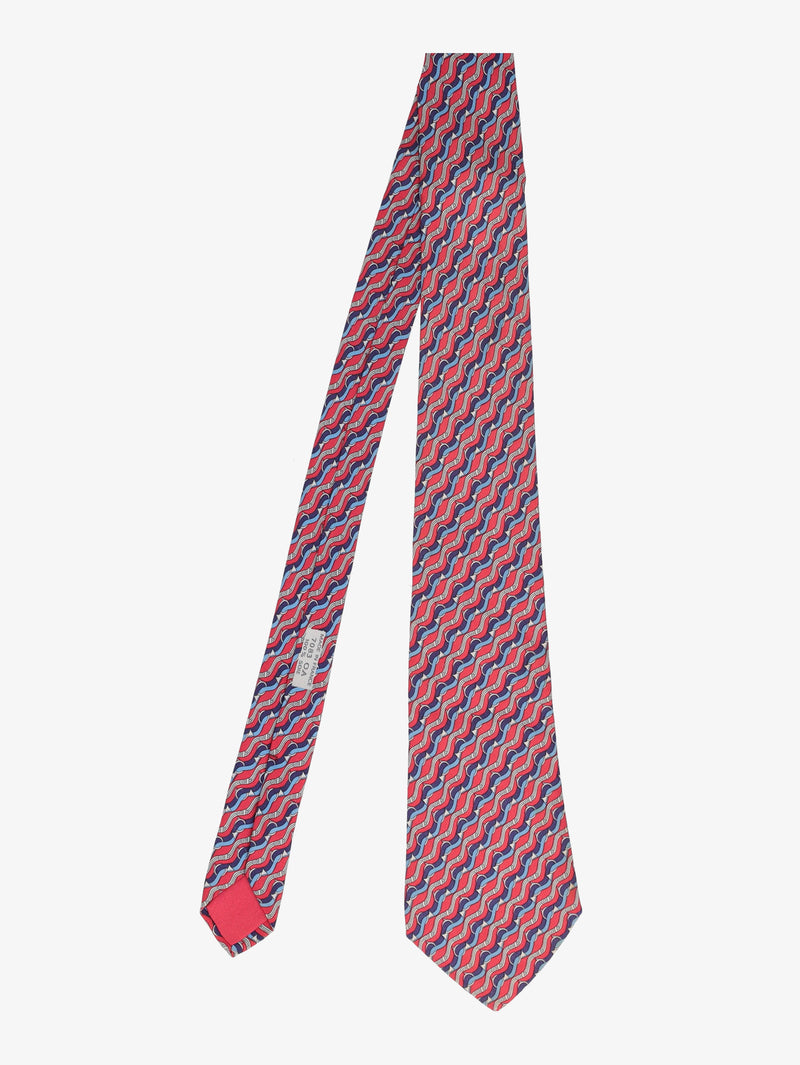 Hermès Waves Print Tie 161225.27  Hermes 