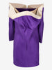 Vintage Off-the-Shoulder Silk Blazer Dress with Pearl Details AR123  Vintage 