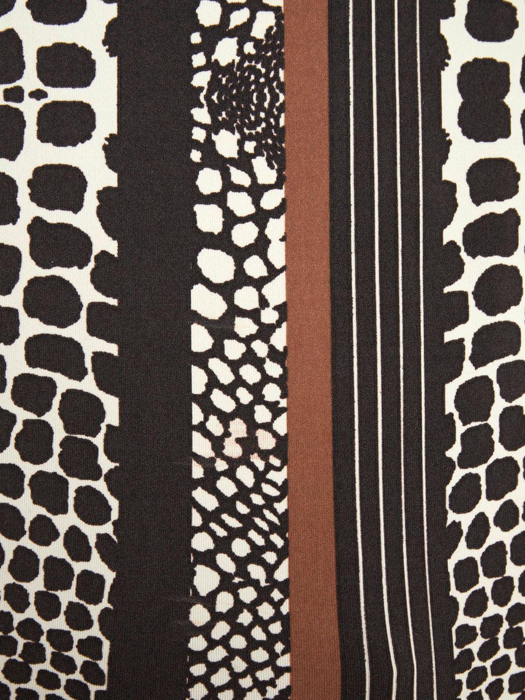 T-shirt intimo Roberto Cavalli anni '90 con mix di fantasie