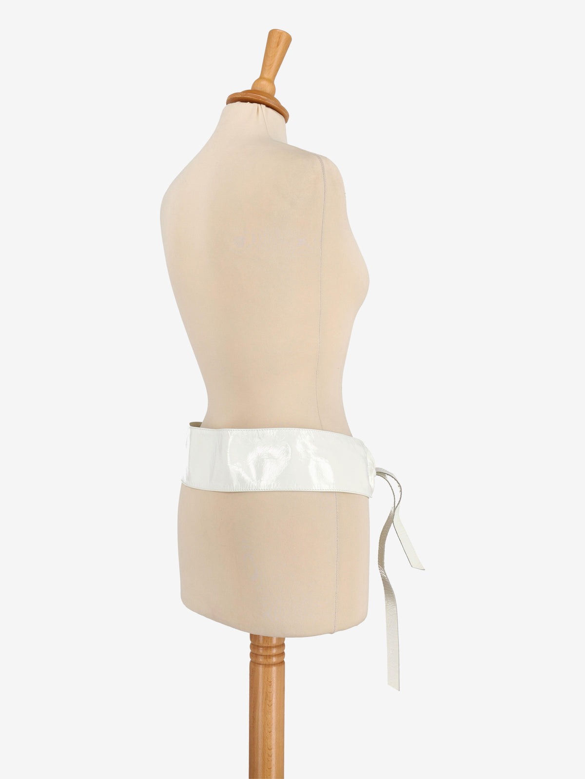 Vintage Patent Leather Maxi Belt<BR/>