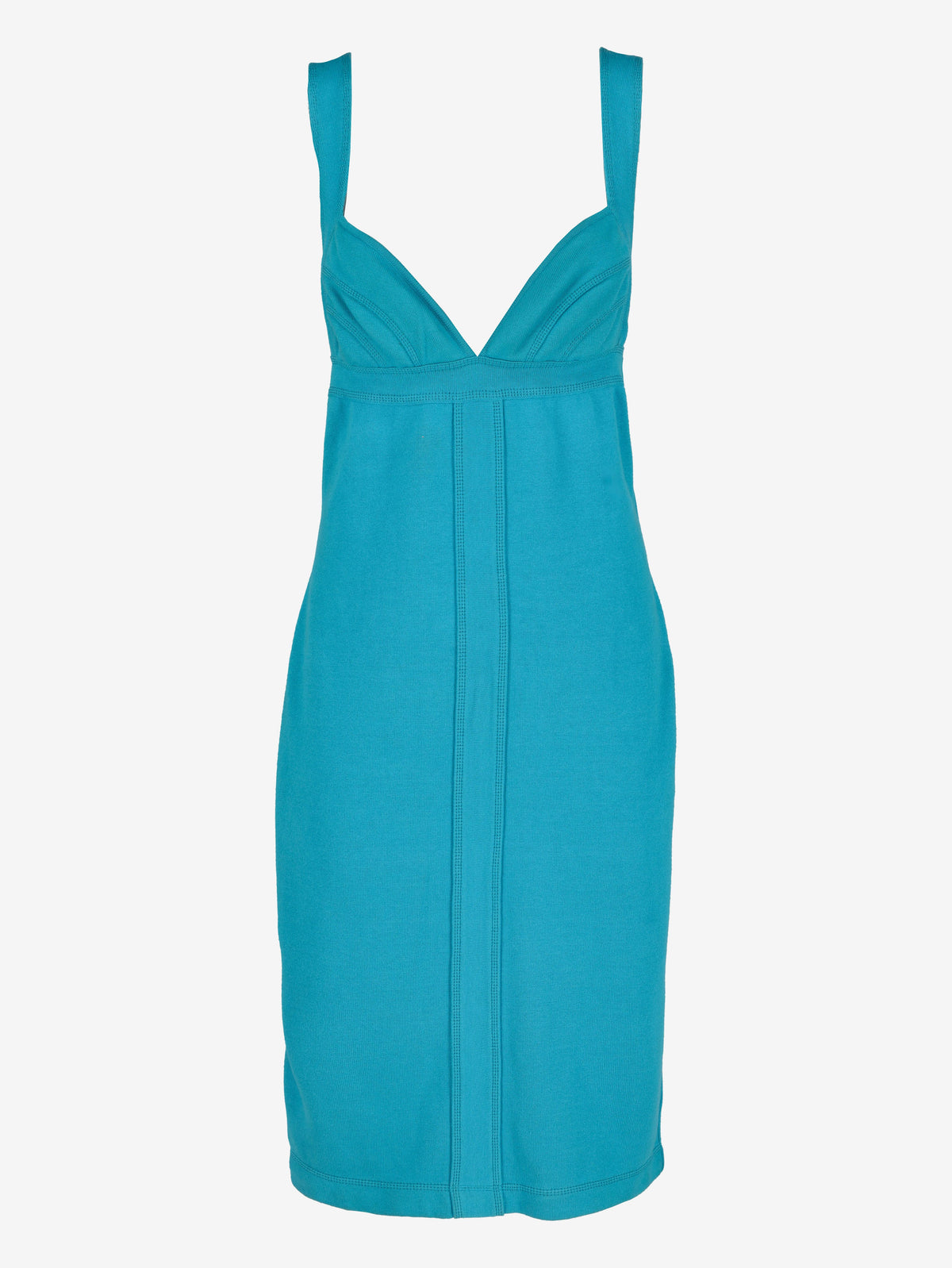 Gianni Versace Teal Blue Sleeveless Mini Dress CVB23.44.14  Gianni Versace 