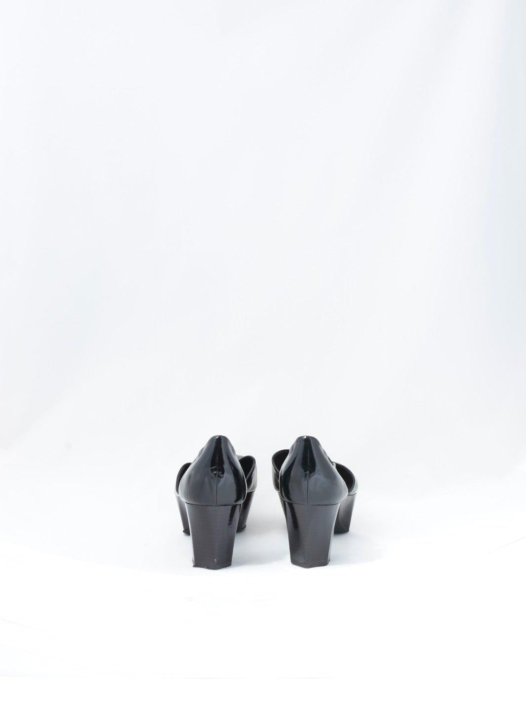 Y2K Jil Sander black pump with wedge M1704509  Jil Sander 