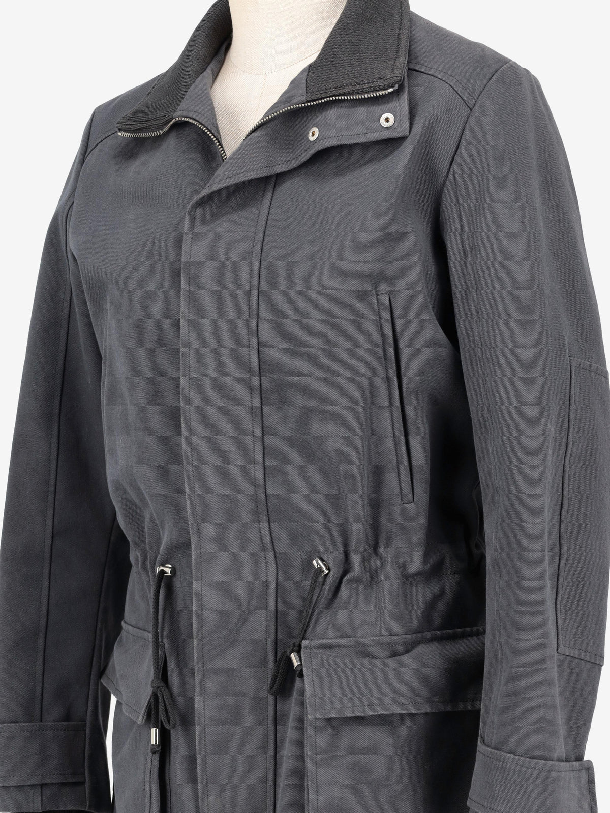 Vintage Ash Grey Parka WCV250801.01  Cristian Pellizzari 