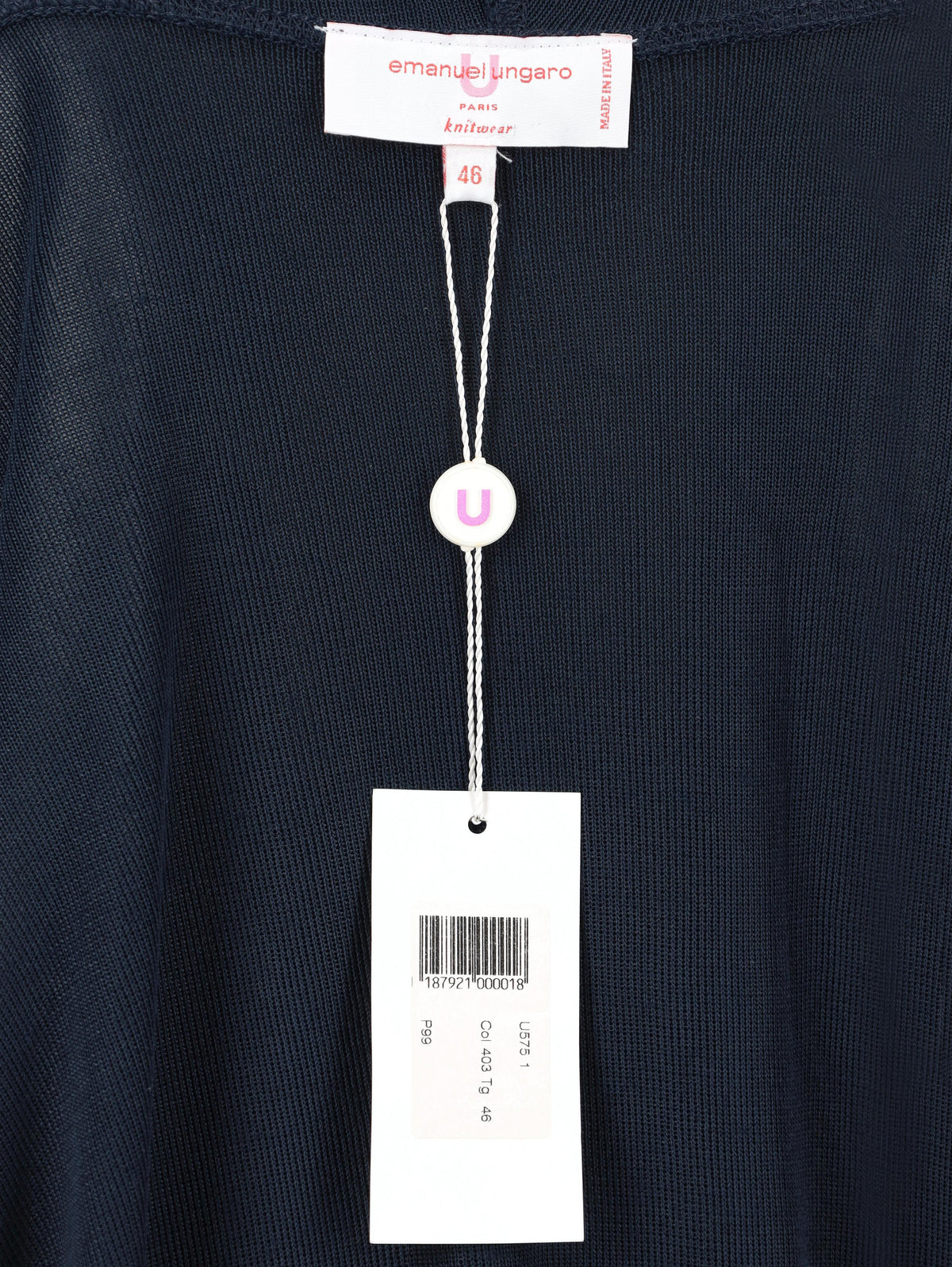 Ungaro Navy Blue Cardigan