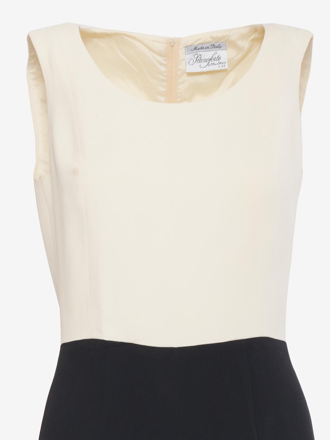 Piano Line of Max Mara Jumpsuit White Black