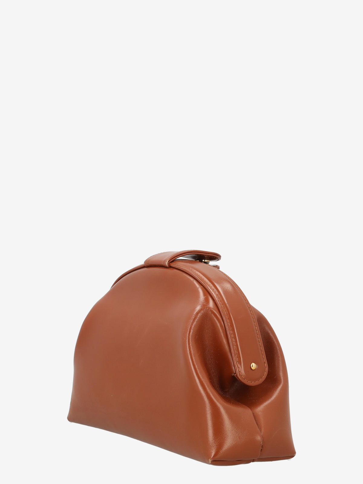 Pirovano Caramel Bubble Clutch