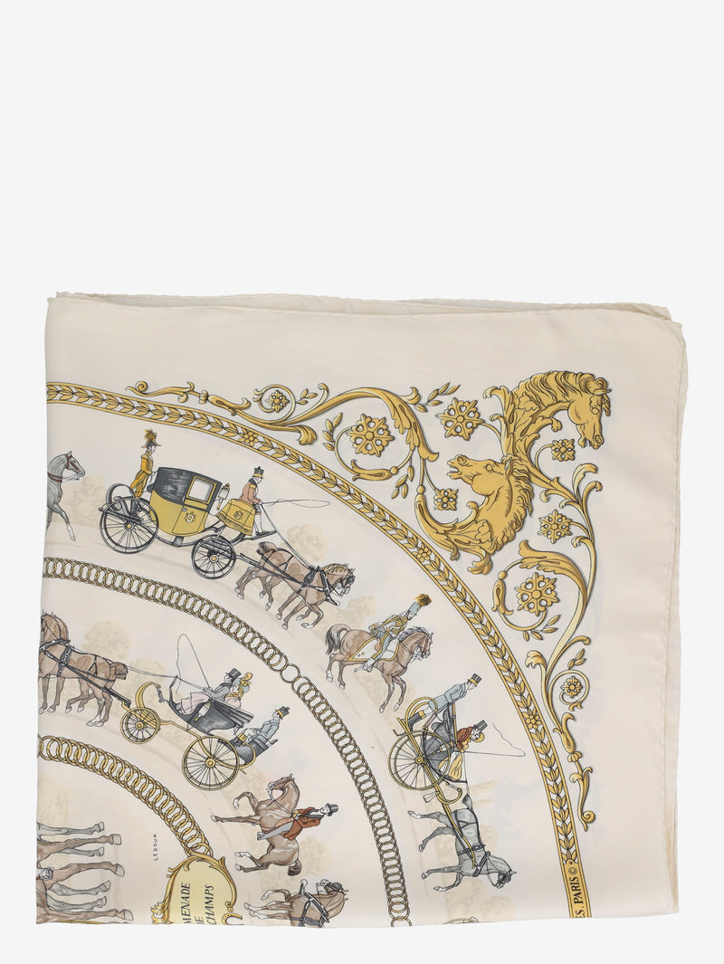 Hermès Equestrian Silk Scarf W150626.34  Hermès 