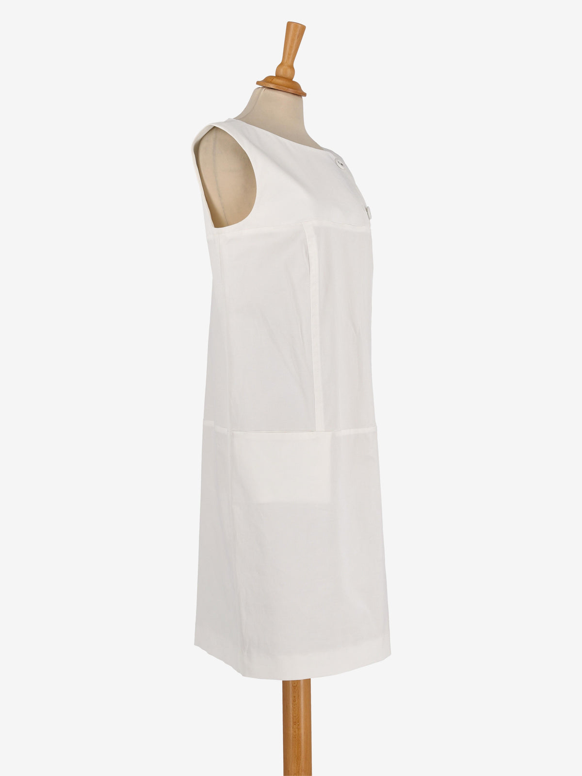 Giò Guerreri  White Midi Dress WCV241010139  Gio Guerrieri 