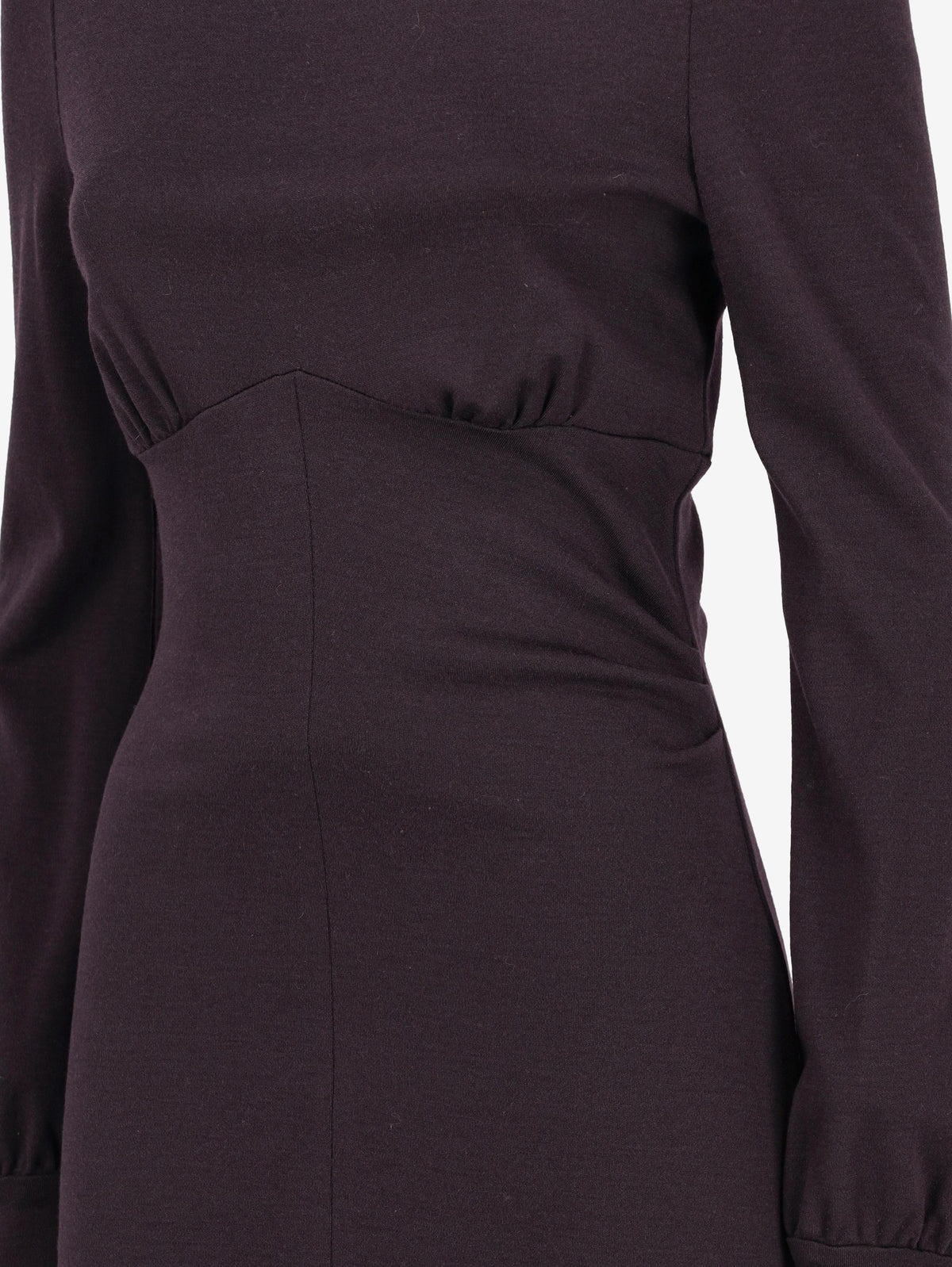Diane von Furstenberg Long-Sleeve Wool Mini Dress CVB20.47.20  Diane Von Furstenberg 