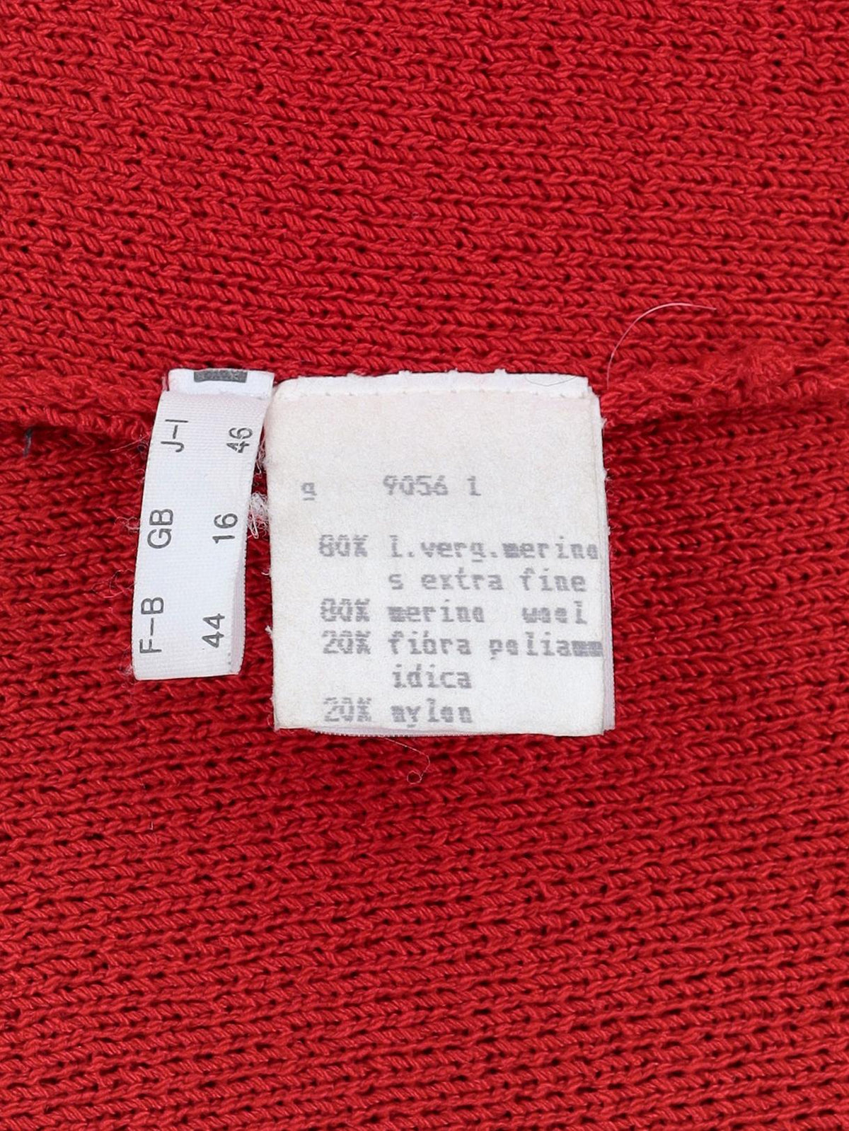 Mondrian Red Cardigan