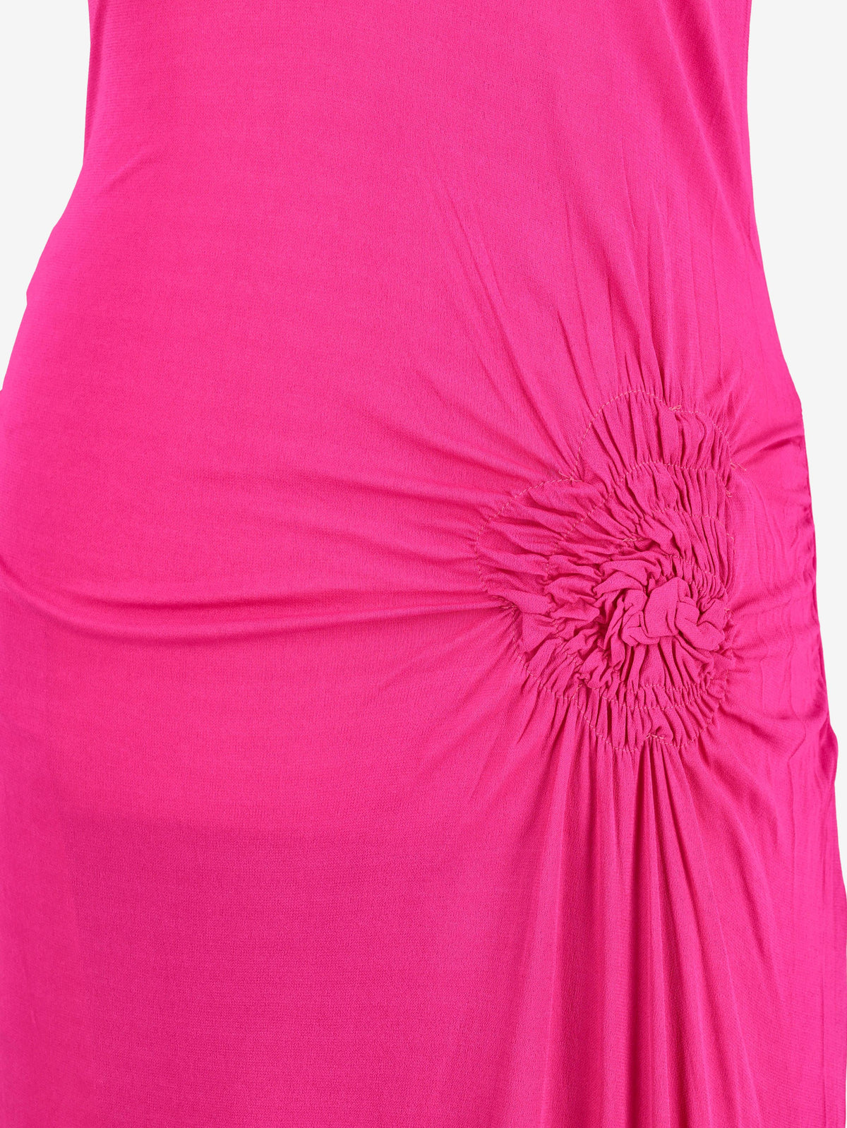 Ungaro Fuchsia Asymmetrical Dress