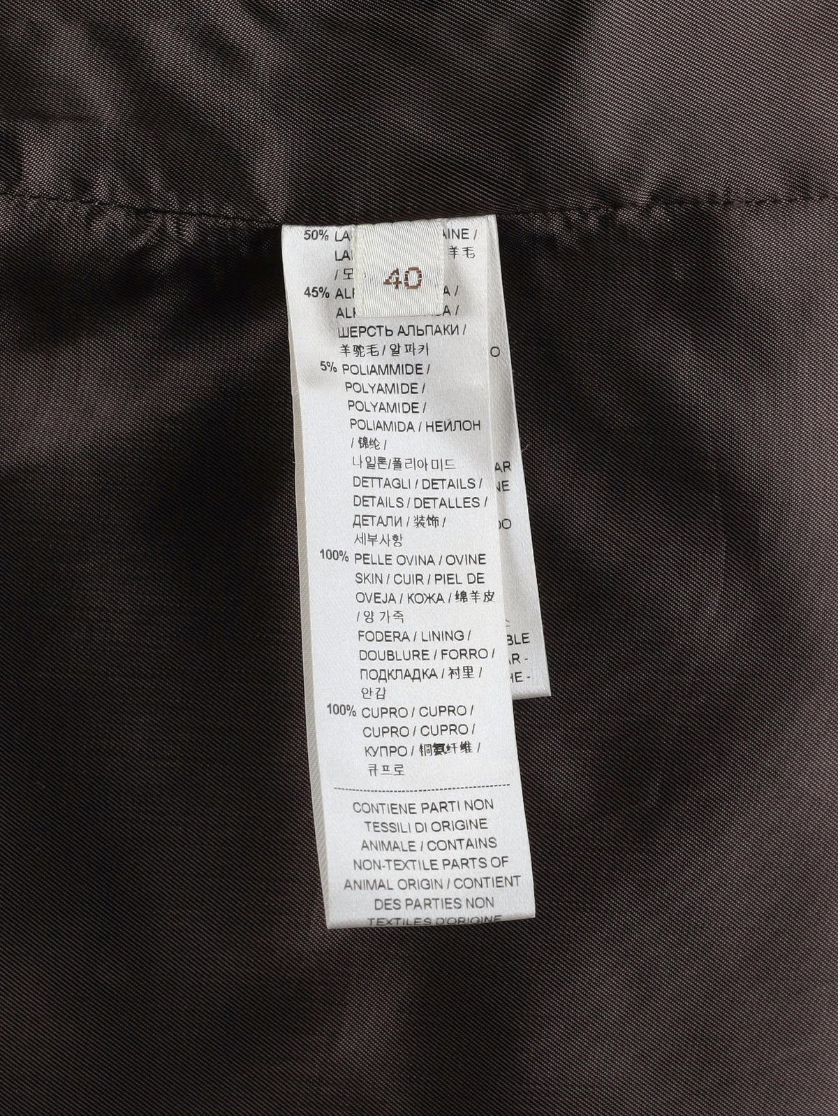 Agnona Coat in Brown Shearling CVM25.14.93  Agnona 
