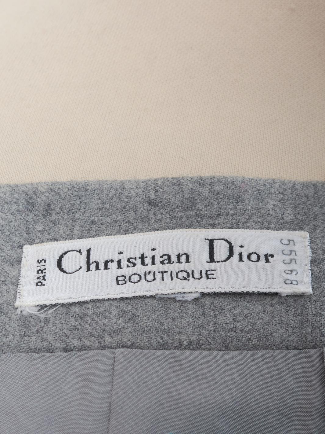 Christian Dior 羊毛迷你裙
