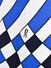 Roberta di Camerino blue and white dress, 70s W22040512  Roberta di Camerino 