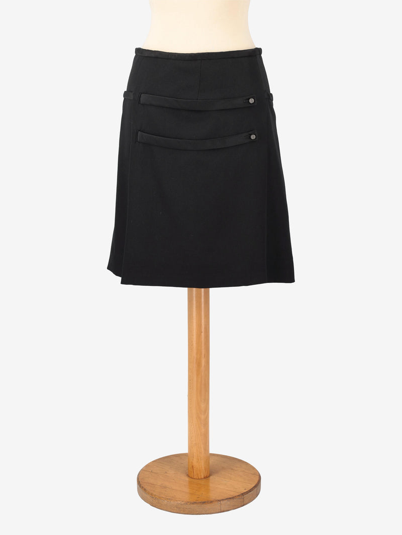 Balenciaga Black Army Skirt MR2266.69  Balenciaga 