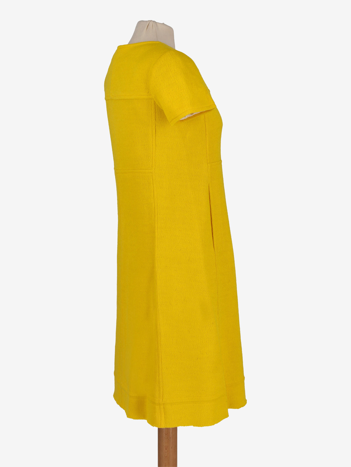 Courrèges Yellow Wool Dress MR260725.15  Courrèges 