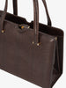 Vintage Brown Lizard Leather Handbag WCV300625.35  Vintage 