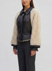 Gianfranco Ferré Jacket in Leather and Shearling wcv10043.11  Gianfranco Ferré 
