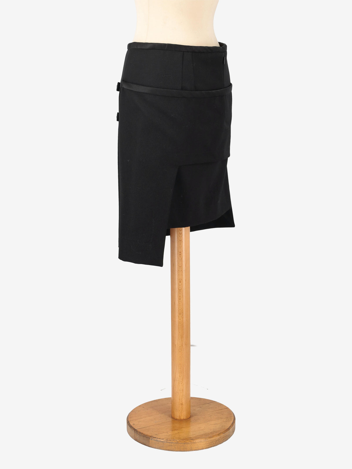 Gonna nera dell'esercito Balenciaga