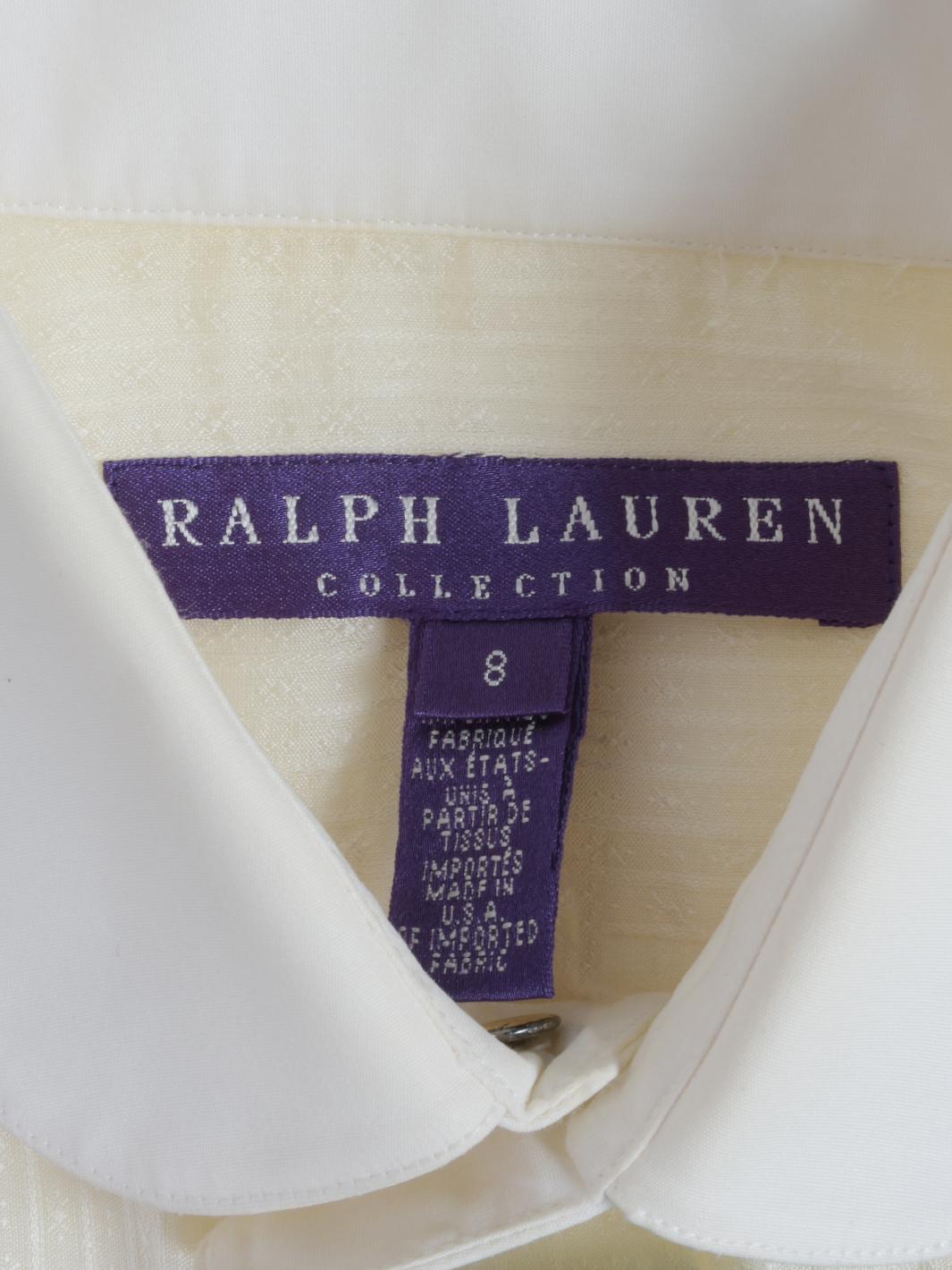 Ralph Lauren 真丝象牙色衬衫