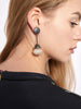1960s Thierry Mugler clip drop earrings in metal and resin W22033018  Thierry Mugler 