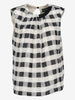 Giorgio Armani Sleeveless Checkered Blouse W27526.31  Giorgio Armani 