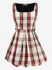 Moschino Tartan Midi Dress WCV240602  Moschino 