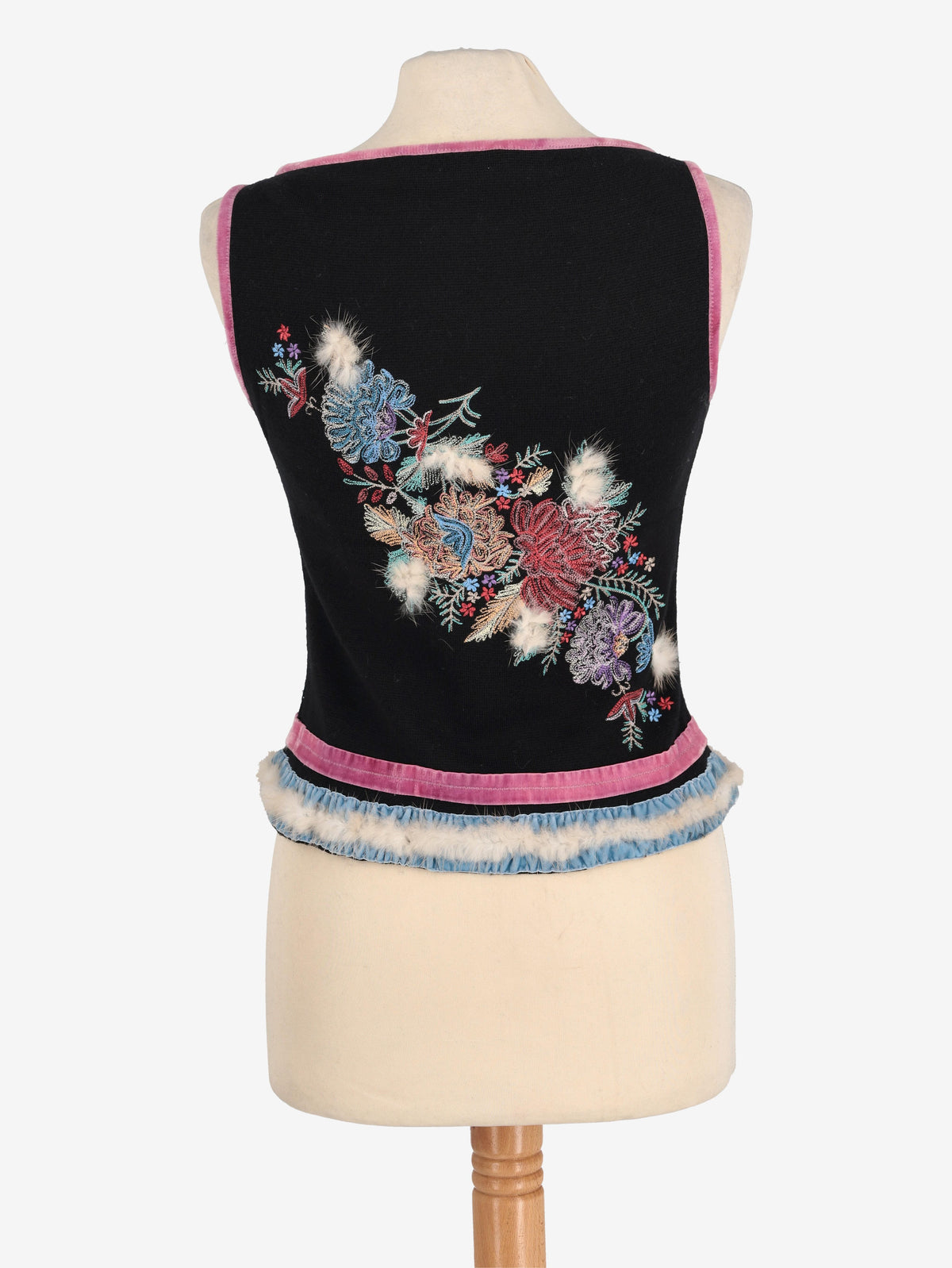 Voyage Knitted Vest with Embroidered Details W2511.96  Voyage 