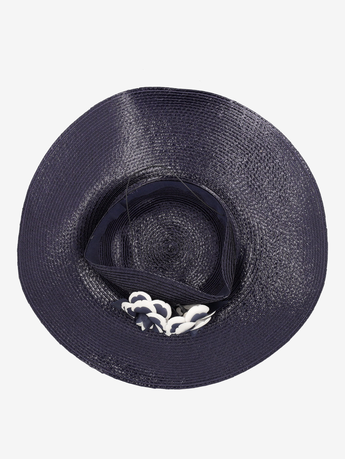 Vintage Wide-Brim Straw Hat 28426.1  Vintage 