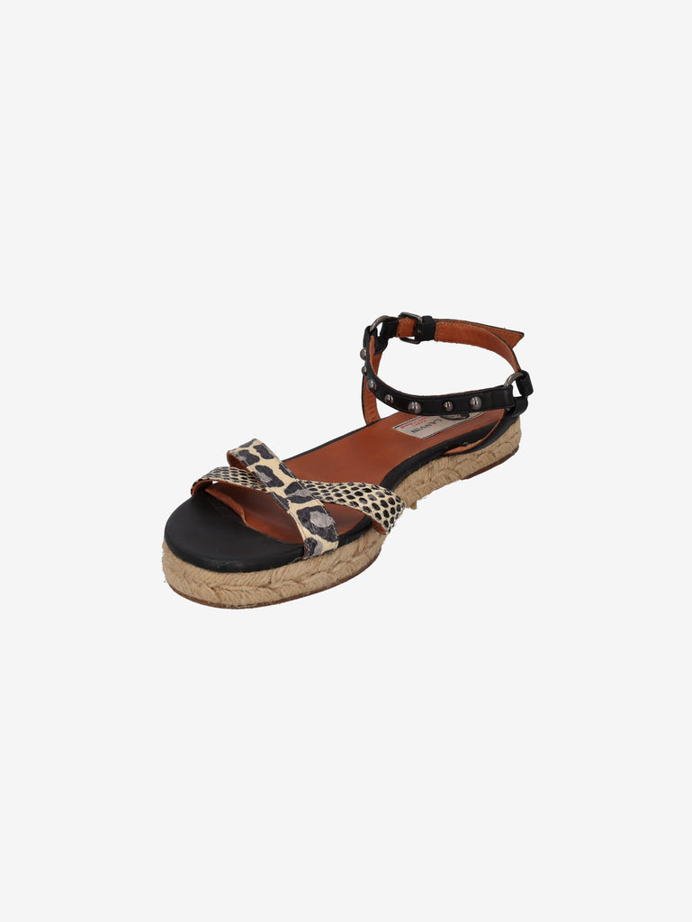 Lanvin Jute Sole Sandals CVM21.44.63  Lanvin 