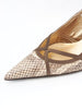 2010 Dolce&Gabbana python slingbacks W2203141  Dolce & Gabbana 