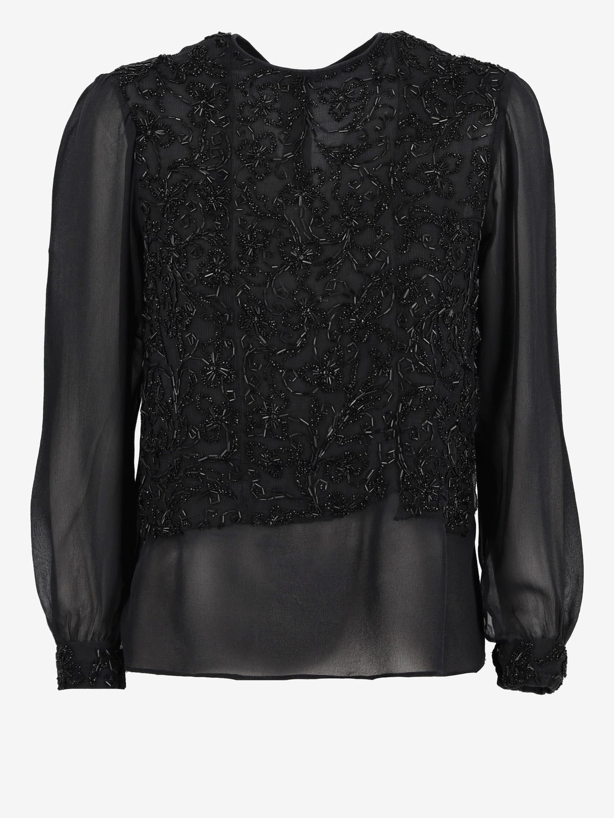 Vintage Beaded Blouse W261103.2  Vintage 