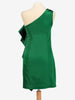 Parosh Green Flounced Dress WCV241224.8  Parosh 