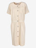 Yves Saint Laurent Short Sleeve Dress with Silver Buttons MR120725.3  Yves Saint Laurent 