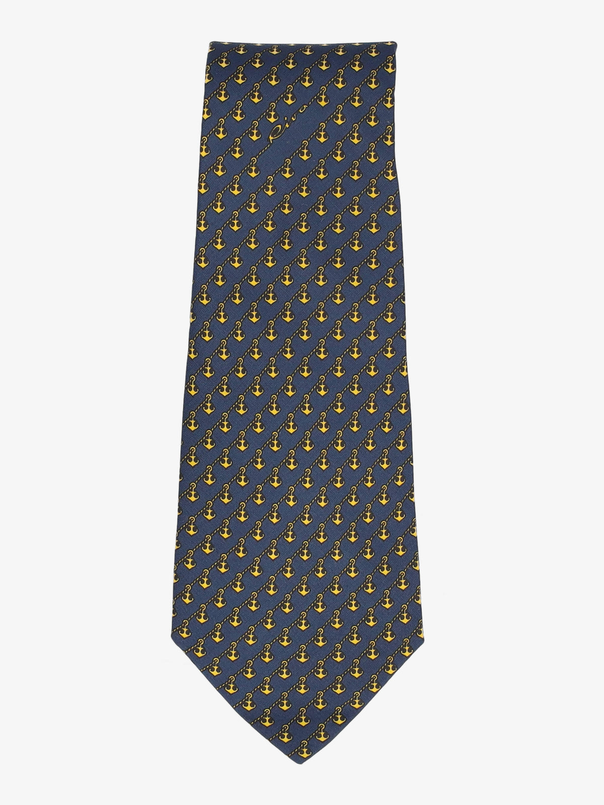 Vintage Anchor Pattern Tie