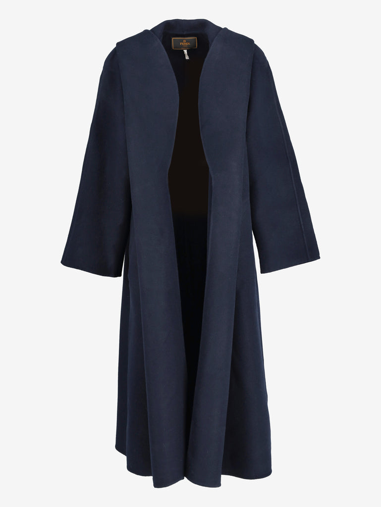 Fendi Blue Wool Coat W2511.115.15  Fendi 