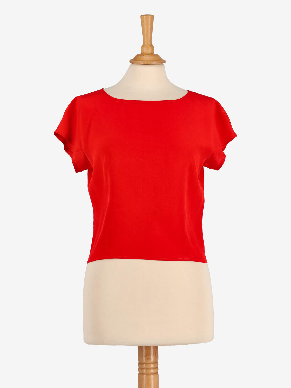 Genny Red Silk Top WCV24AP1  Genny 