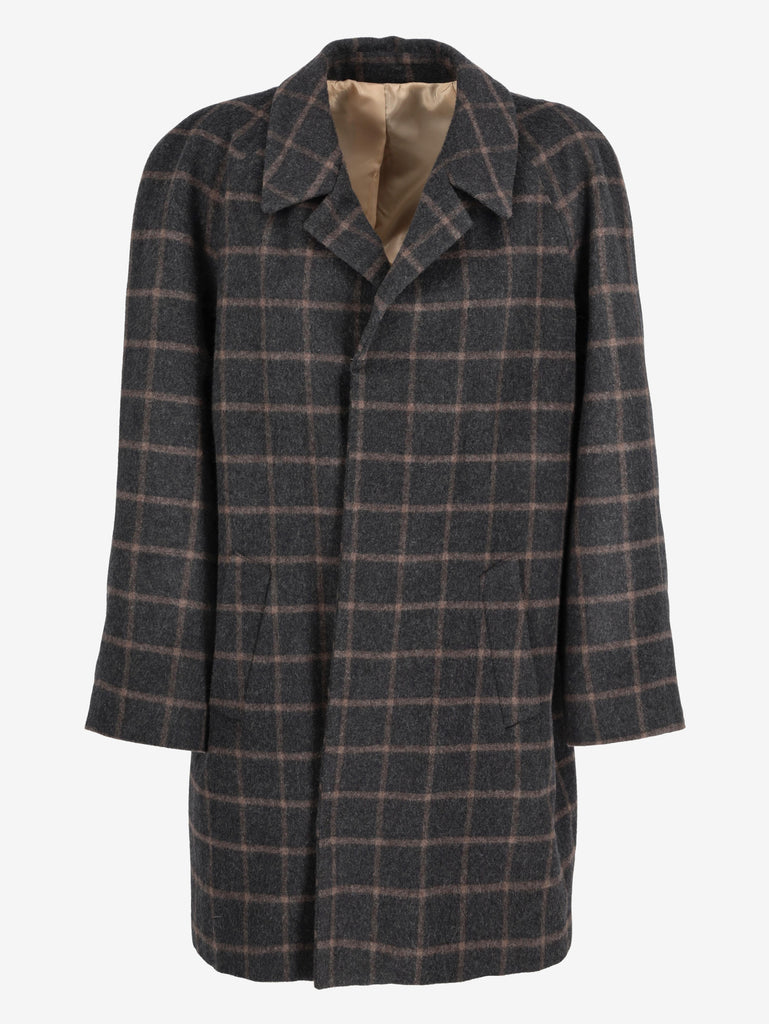 Vintage Checked Wool Coat WCV112511  Vintage 