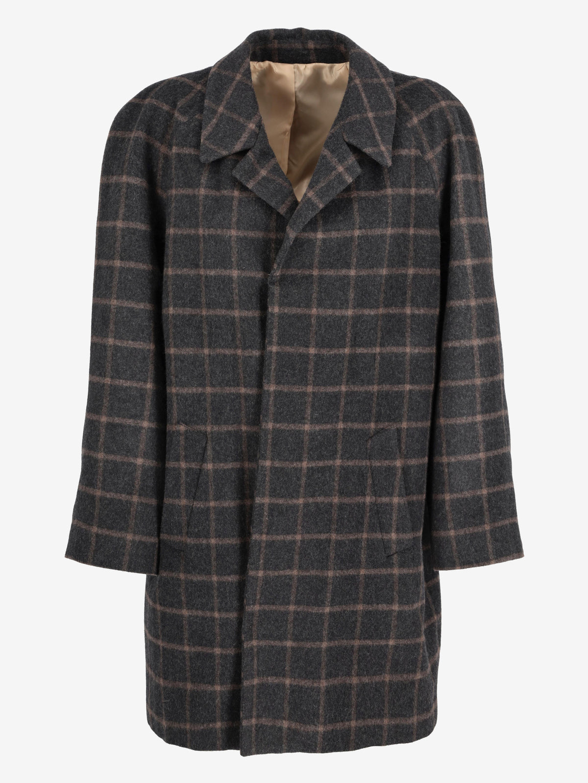 Vintage Checked Wool Coat WCV112511  Vintage 