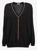 Brunello Cucinelli Maxi Sweater With Chain