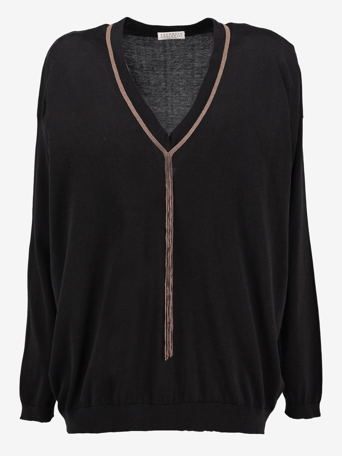 Brunello Cucinelli Maxi Sweater With Chain