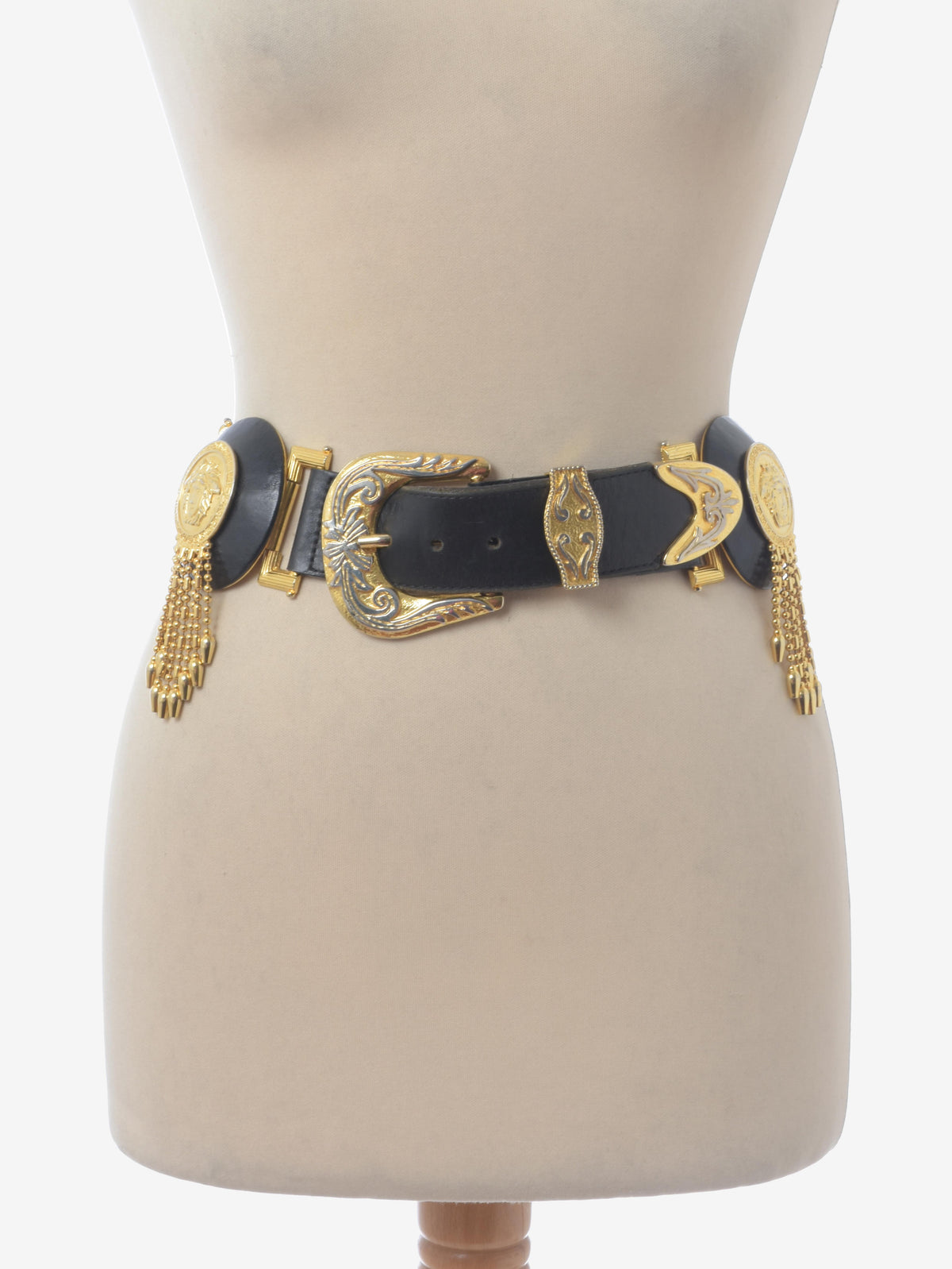 Cintura bondage con Medusa di Gianni Versace - anni '90