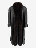 Vintage Leather Trench Coat W24121245  Vintage 