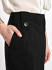 Y2K Prada black cropped woollen pants with buttons on the front W2203177  Prada 