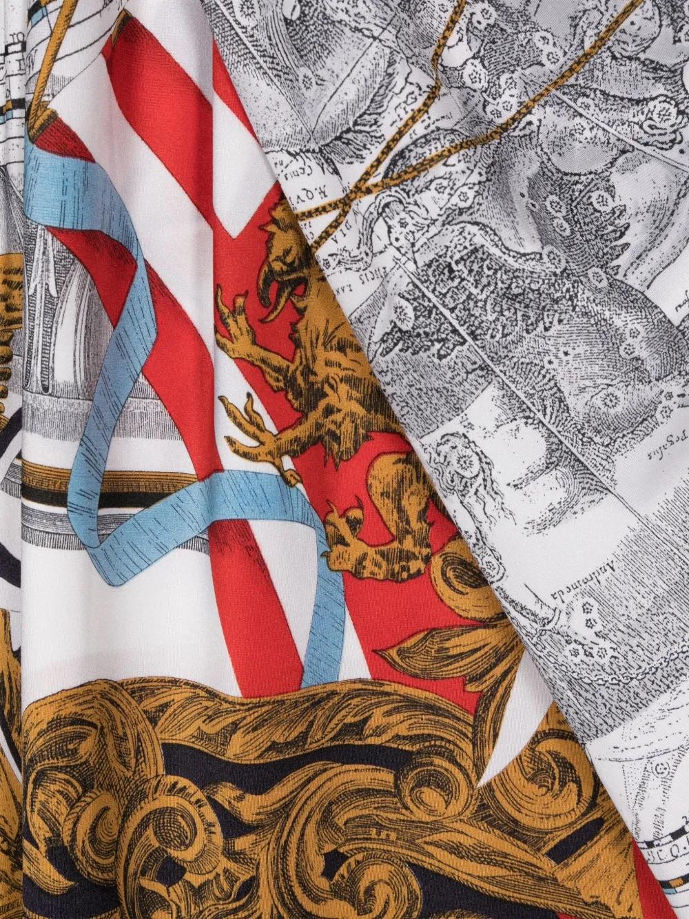 Gianfranco Ferré motif-print silk scarf WCV241098  Gianfranco Ferré 