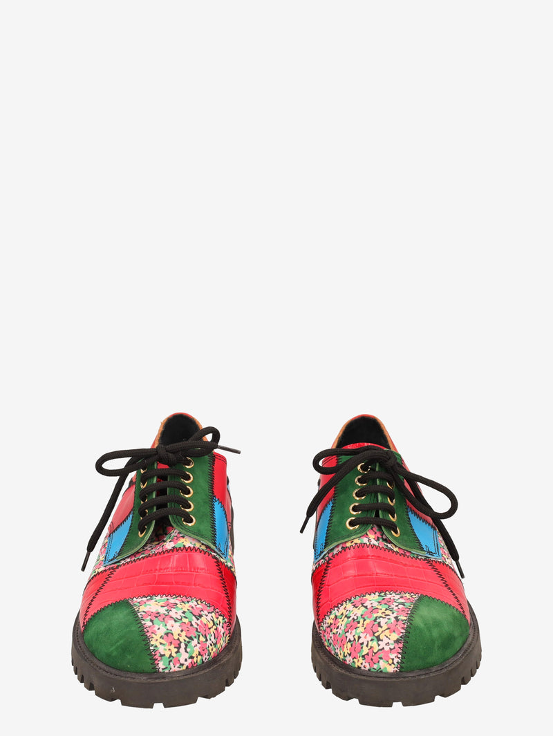 Moschino Patchwork Derby Shoes WCV250819.06  Moschino 